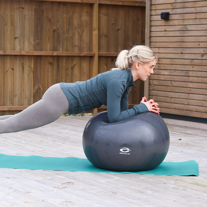 Pilates Ball 75 cm M&oslash;rkegr&aring;