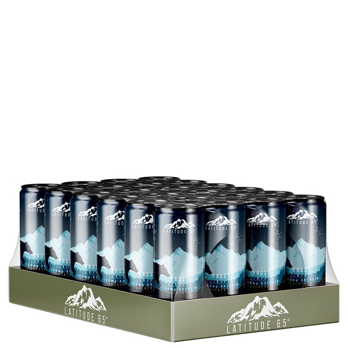 24 x Latitude 65, 330 ml, Frost Kort datum Frost - Lemonad