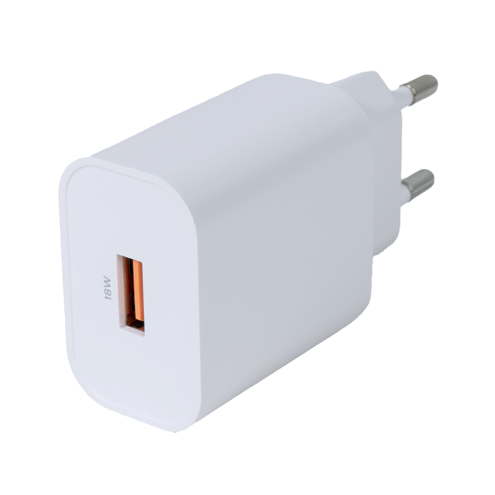 Deltaco USB-Väggladdare 1x USB-A Snabbladdning