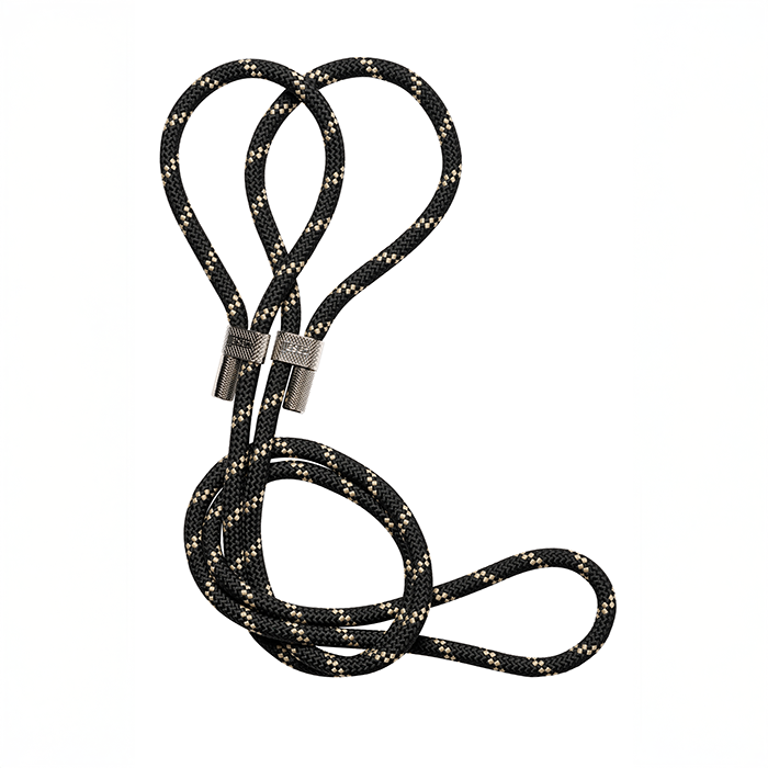 Flettet Yoga Carry Strap Svart/Beige