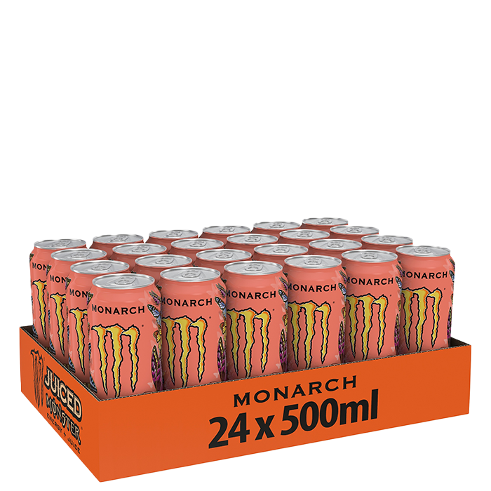 Bilde av 24 X Monster Energy, 50 Cl, Juiced Monarch