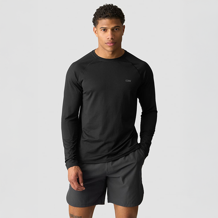 Mesh Treningsgenser Svart