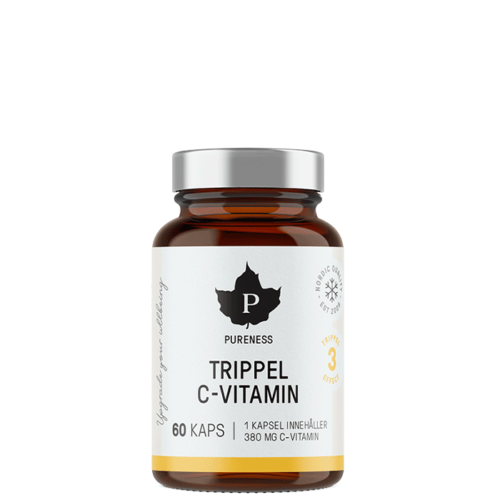 Trippel C-vitamin 60 kapsler