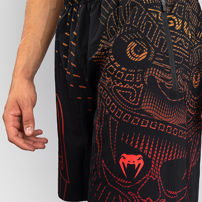 Venum Quetzal Fury Treningsshorts Svart R&oslash;d Oransje