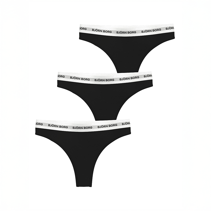 Björn Borg Logo Thong 3-pk