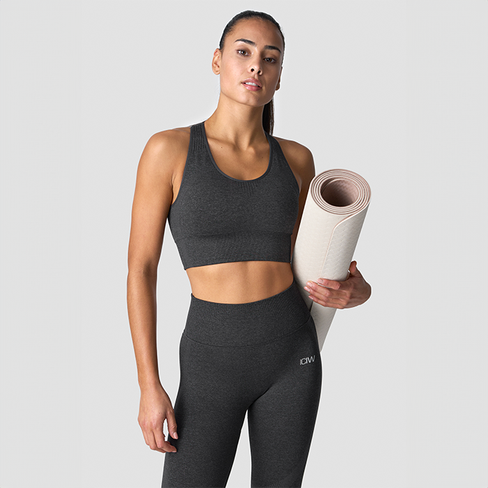Soft Seamless Sports-BH Grå