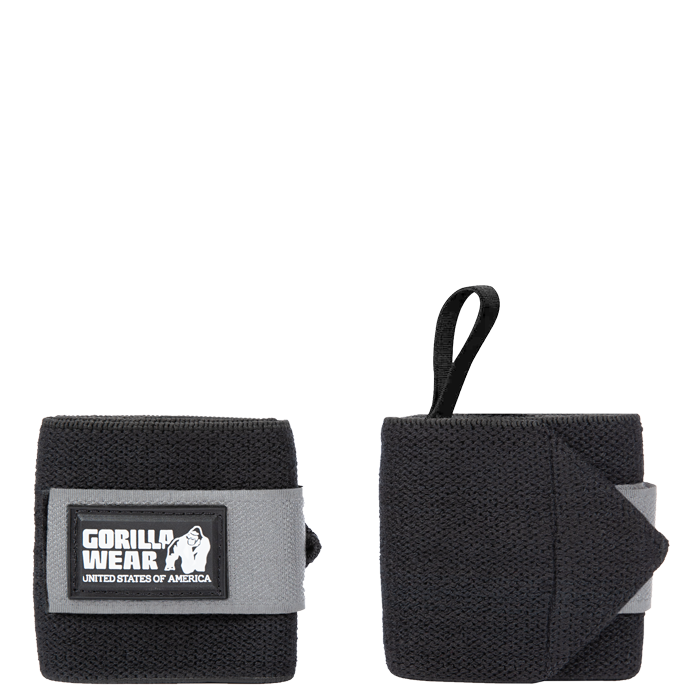 Wrist Wraps Basic Svart/Gr&aring;
