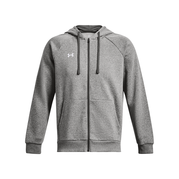 UA Rival Fleece FZ Hoodie Gr&aring;