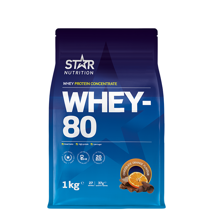 Whey-80 Myseprotein 1 kg