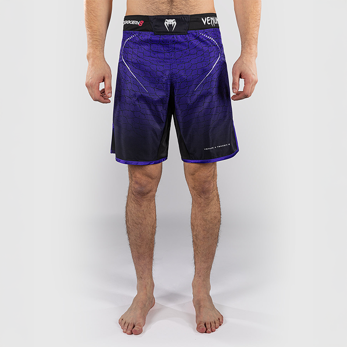 Venum x TEKKEN 8 Fightshorts Kazuya Svart Lilla