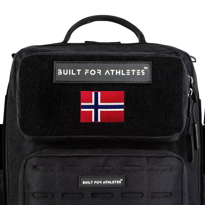 Built for Athletes Flag Patch Norway