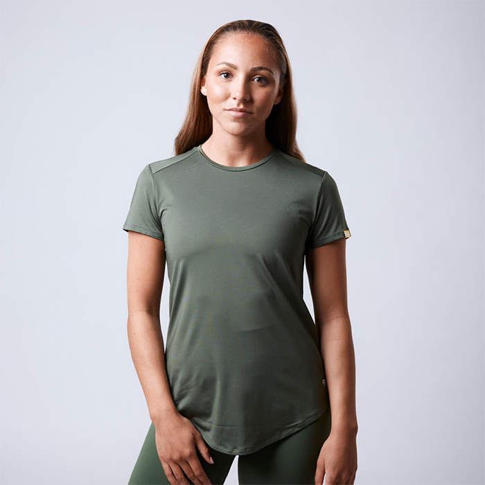 Bilde av Cln Lucy Ws T-shirt, Moss Green