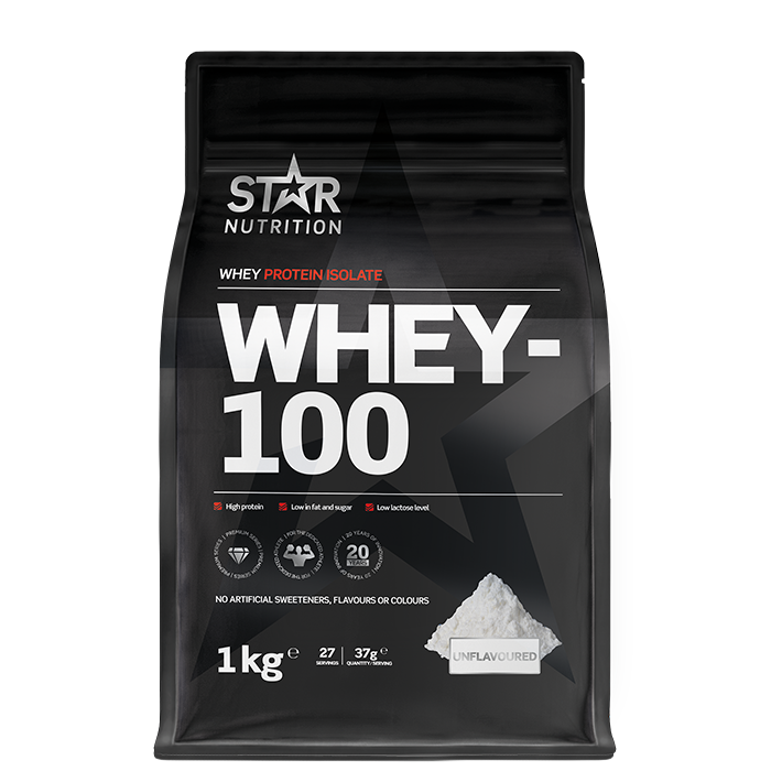 Whey-100 Myseprotein 1 kg vanillapear