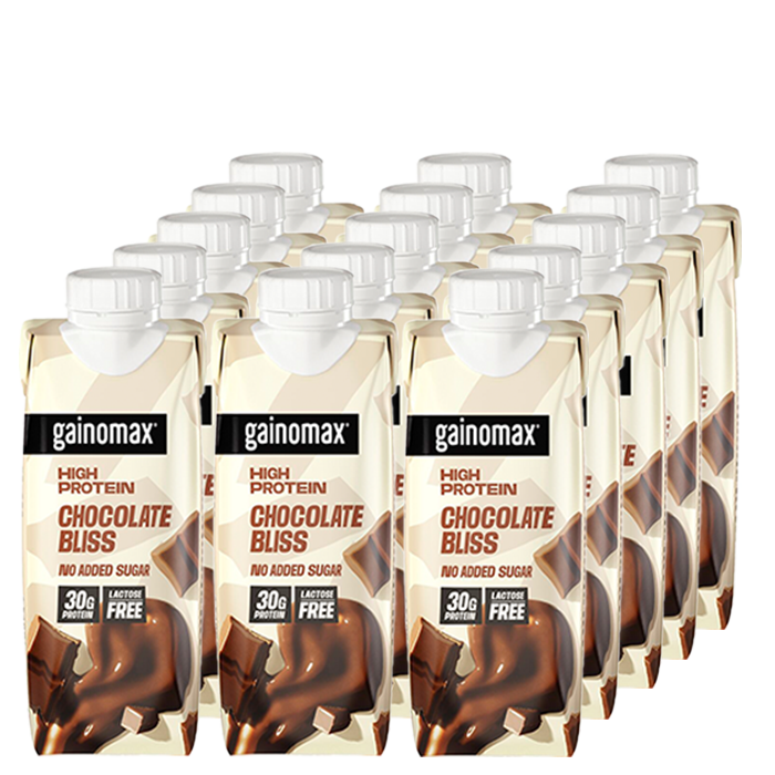 15 x Gainomax High Protein Chocolate 250 ml Kort dato