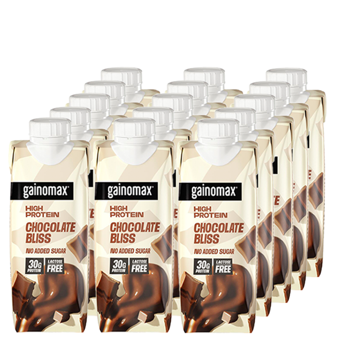 15 x Gainomax High Protein Chocolate 250 ml Kort dato