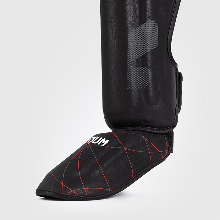 Tactical XT Leggbeskyttere Svart R&oslash;d  