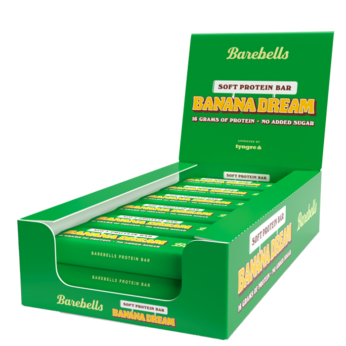 12 x Barebells Proteinbar 55 g Soft Banana Dream