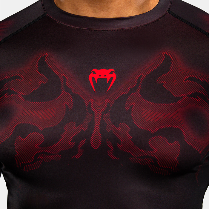 Venum Spectre Langermet Rashguard Svart R&oslash;d
