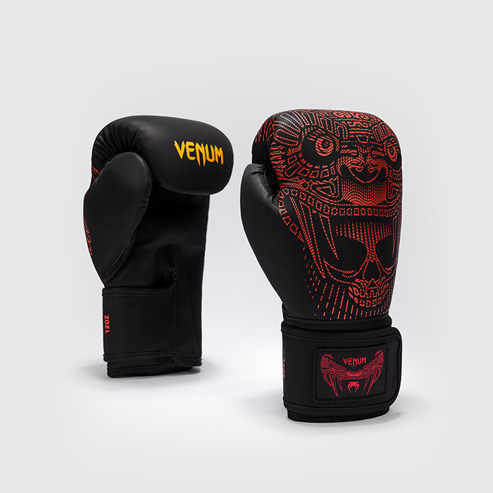 Venum Quetzal Fury Boksehansker Svart Rød Oransje