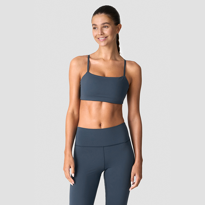 Nimble Adjustable Sports Bra, Dark Dusty Blue