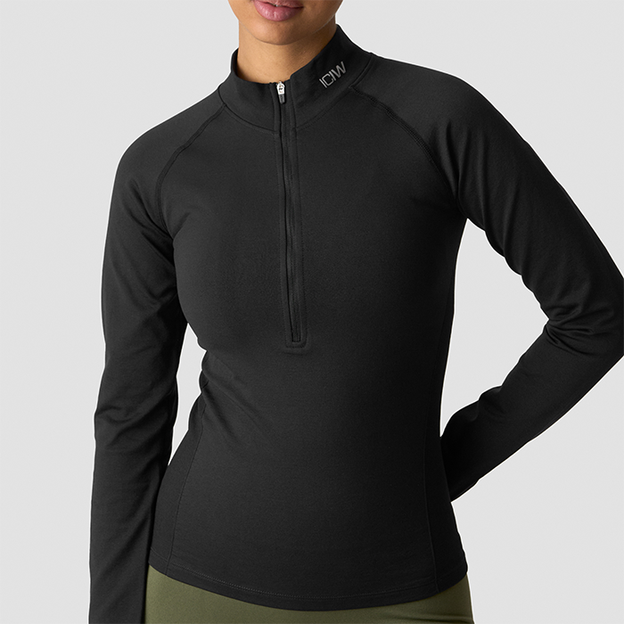 Define Langermet 1/2 Zip Svart