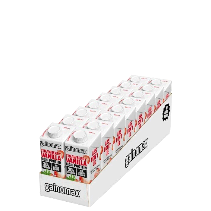 16 x High Protein Drink, 250 ml. Vanilla Strawberry