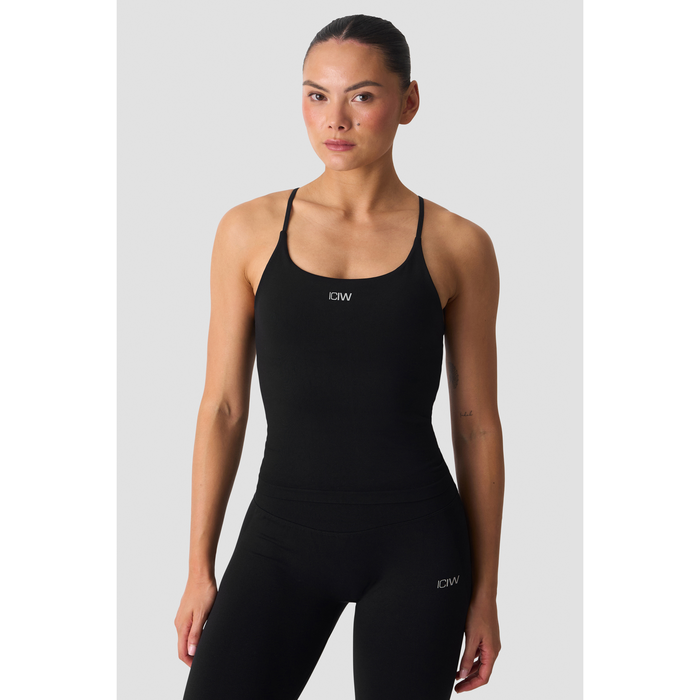 ICANIWILL Smooth Seamless 2 i 1 Singlet med Tynne Stropper