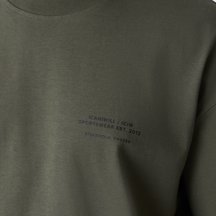 Essence Heavy Cotton T-skjorte Gr&oslash;nn